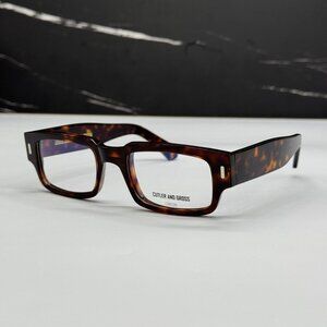 NEW CUTLER AND GROSS CG1325 003 EYEGLASSES HAVANA MEN EYEWEAR